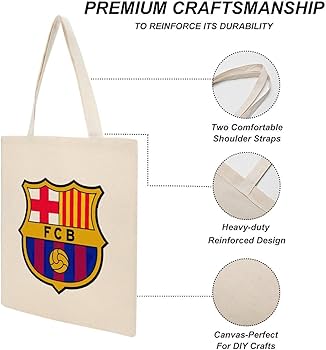 Amazon.co.jp: FCバルセロナ トートバッグ キャンバス 帆布包